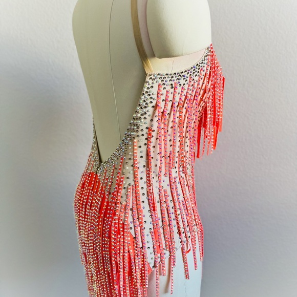 Professional Latin Competition Dress (rumba, cha cha, swing, mambo, salsa) - Picture 4 of 7